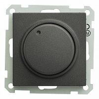 Светорегулятор поворотный W59, 300 Вт, черный бархат | код. SR-5S0-6-86 | Schneider Electric